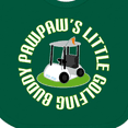 thumbnail image 4 of Inktastic Pawpaw Little Golfing Buddy Boys Baby Bib, 4 of 4