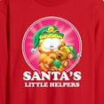 thumbnail image 2 of Garfield - Santas Little Helpers - Adult Long Sleeve Tee, 2 of 4