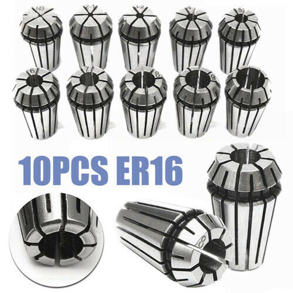 10PCS ER16 Spring Collet Set For CNC milling lathe tool Engraving Machine spring