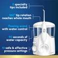 thumbnail image 3 of Waterpik Ultra Water Flosser with 10 Settings, 5 Tips, ADA Accepted, White, 3 of 13