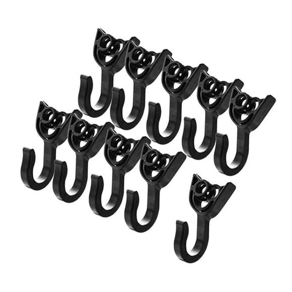 10Pieces Camping Outdoor Clips , , Indoor, Tent, Pole, Hook, Lantern, Lamp Camper Awning Light Accessory Holders