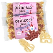Pastabilities Princess Pasta, Fun Shaped Noodles for Kids, Non-GMO Natural Wheat Pasta 14 oz 2 Pack