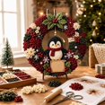 thumbnail image 4 of 2027 New 3D Fabric Poke Wreath Art DIY Kit Christmas Craft for Adults，3D DIY Fabric Poke Art, Christmas Wreath Making Kit for Adults,Beginner Friendly,Home Door Wall Decor, Holiday Craft, 4 of 6