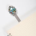 thumbnail image 2 of Santa Claus Vintage Silver Lace-Edged Bookmark: a Delightful Gift for Readers and Book Lovers, 2 of 5
