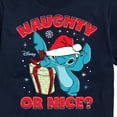 thumbnail image 3 of Lilo & Stitch - Naughty Or Nice - Men's Short Sleeve Graphic T-Shirt, 3 of 5