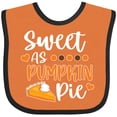 thumbnail image 3 of Inktastic Thanksgiving Sweet As Pumpkin Pie Boys or Girls Baby Bib, 3 of 4
