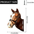thumbnail image 3 of Peeping Animal Metal Garden Decor:Full Color Fence Decoration Outdoor,Funny Garden Ornaments,Farm Animal Metal Yard Art for Fence,Yard,Farmhouse (Horse), 3 of 13
