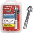 thumbnail image 2 of Red Head 12017 Concrete Wedge Anchor, 1/2 in Dia, 3-3/4 in L, Steel, Zinc Silver - pack of 10, 2 of 2