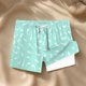 thumbnail image 5 of Bañador de secado rápido para hombre, shorts de tabla, shorts de playa (Verde S), 5 of 6