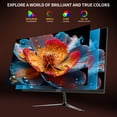 thumbnail image 6 of ZZA 24.5 inch 120hz Curved Gaming Monitor, FHD 1080P Computer Monitor, AMD FreeSync, Eye Care for Home Office & PS5, DisplayPort & HDMI, VESA Mount, 6 of 9