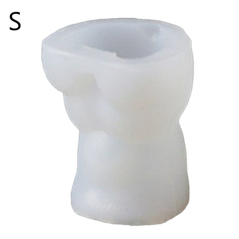 Milue Plaster Candle Making Molds Silicone Moulds Bear/Gloves