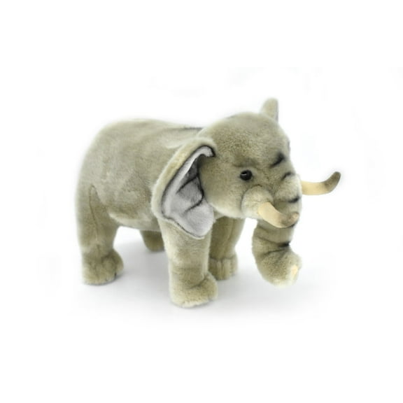 Elephant, Realistic Cute Stuffed Animal Plush Toy Kids Educational Gift 12" RI05 B252