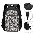 thumbnail image 3 of Balery Lilies Flowers Mochila con carga USB para hombre y mujer - Mochila impermeable y antirrobo para laptop con puerto USB para viajes, trabajo, 3 of 7