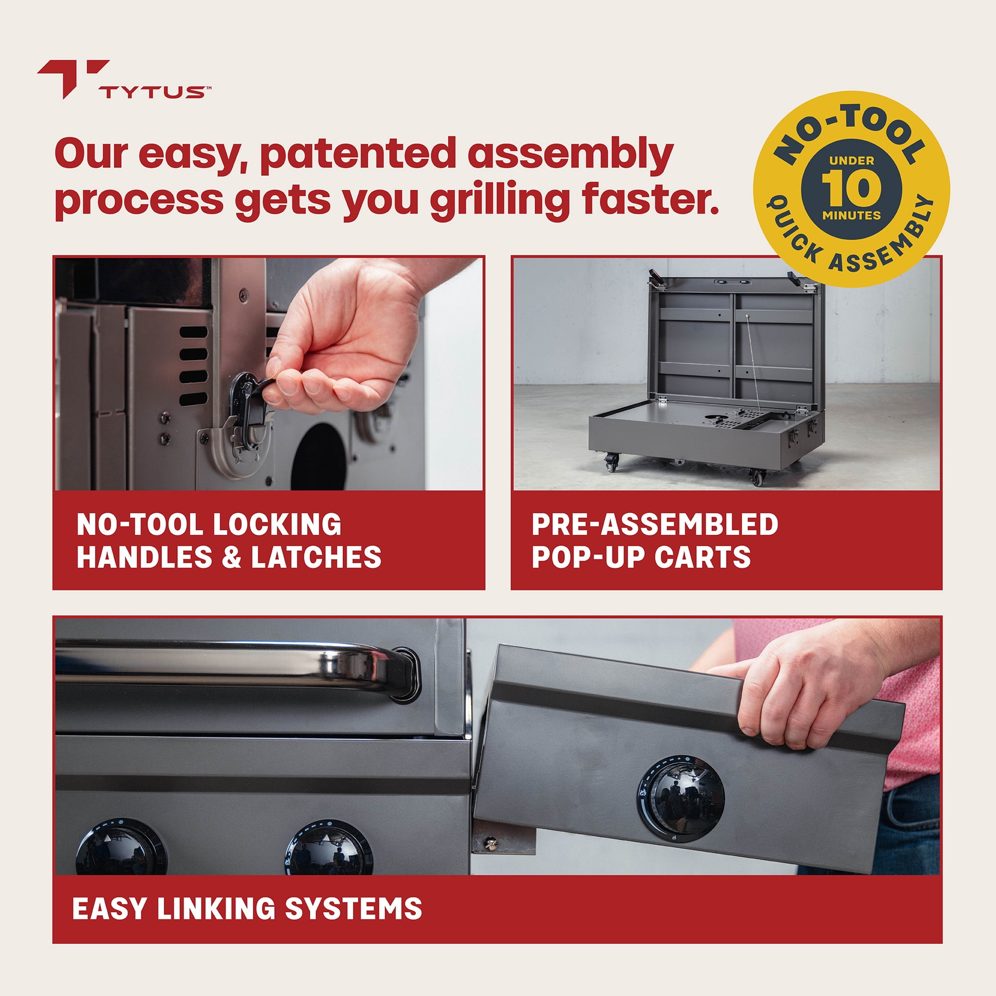 TYTUS Emberwood Charcoal Grill with Cover