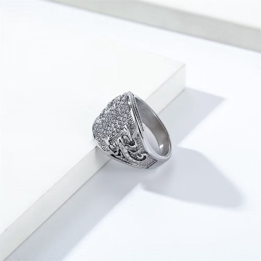 HIJONES Anello Uomo Vintage Scorpione In Acciaio Inossidabile Con Micro Pave CZ – Gioiello Delicato Per Fidanzato O Amico - 3