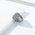 thumbnail image 4 of HIJONES Men's Retro Punk Scorpion Ring Stainless Steel Vintage Personalized Gothic Band Ring Jewelry Silver Size 11, 4 of 6
