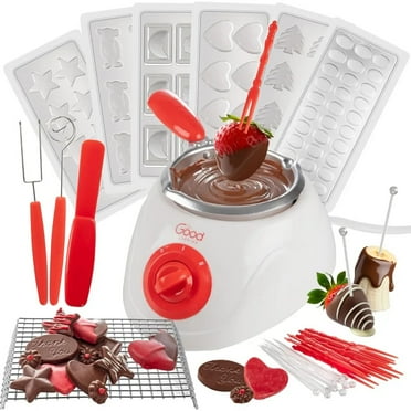 Good Cooking Electric Chocolate Melting Pot 1 Cup Capacity with over 30 Free Accessories