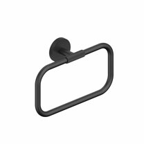 Ws Bath Collections Klass Wsbc 256809 Klass 8-5/8" Wall Mounted Towel Ring - Black