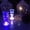 White Shell Colorful Light, variant on BIMZUC White Shell Color Changing LED Coaster, 3.74 inches / 9.5 cm Round Light Up Base for Party Bar KTV, Multi-Color Glowing Coaster for Beer and Wine, 1-Pack