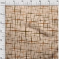 thumbnail image 3 of oneOone Cotton Poplin Light Brown Fabric Abstract Craft Projects Decor Fabric Printed By The Yard 56 Inch Wide, 3 of 5