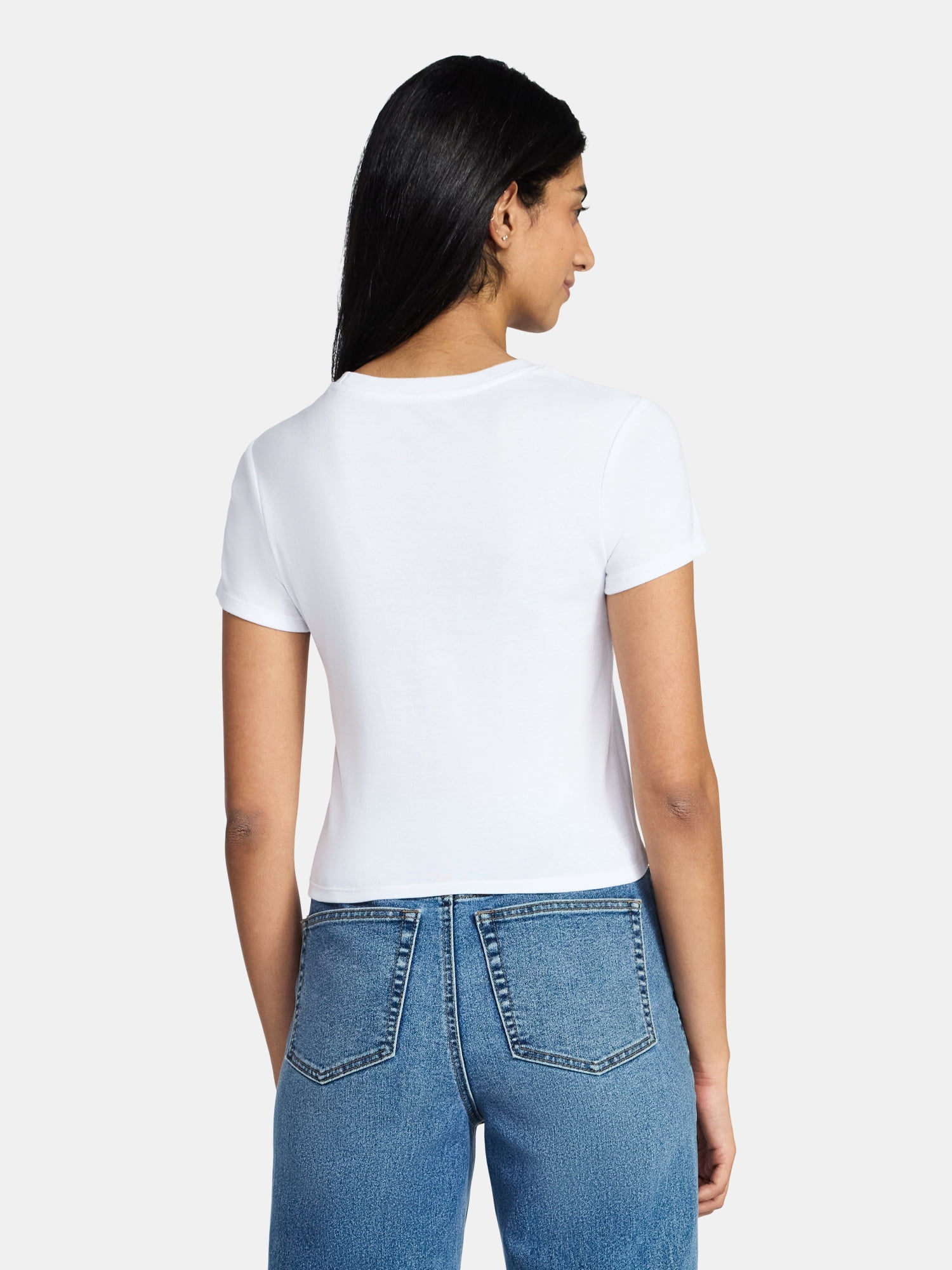 Feeling Spicy Women's Graphic Baby Tee with Short Sleeves, Sizes XXS-XXL