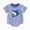 A23-Blue, variant on Newborn Baby Boy Summer Outfit Bow Smocked Bubble Romper Doll Collar Plaid Bodysuit Fly Sleeve Jumpsuit Clothes,Trendy 6-12 Months 12-24 Months 2t 3t 4t 5t 6t 7t 8t 9t Children 3-6 Months