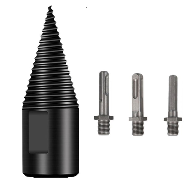 Eigraketly Broca para dividir de 50 mm con adaptador de 3 tamaños diferentes Herramienta para dividir de alta eficiencia antideslizante para Herramientas y ferretería No.2 Eigraketly TO005536-02