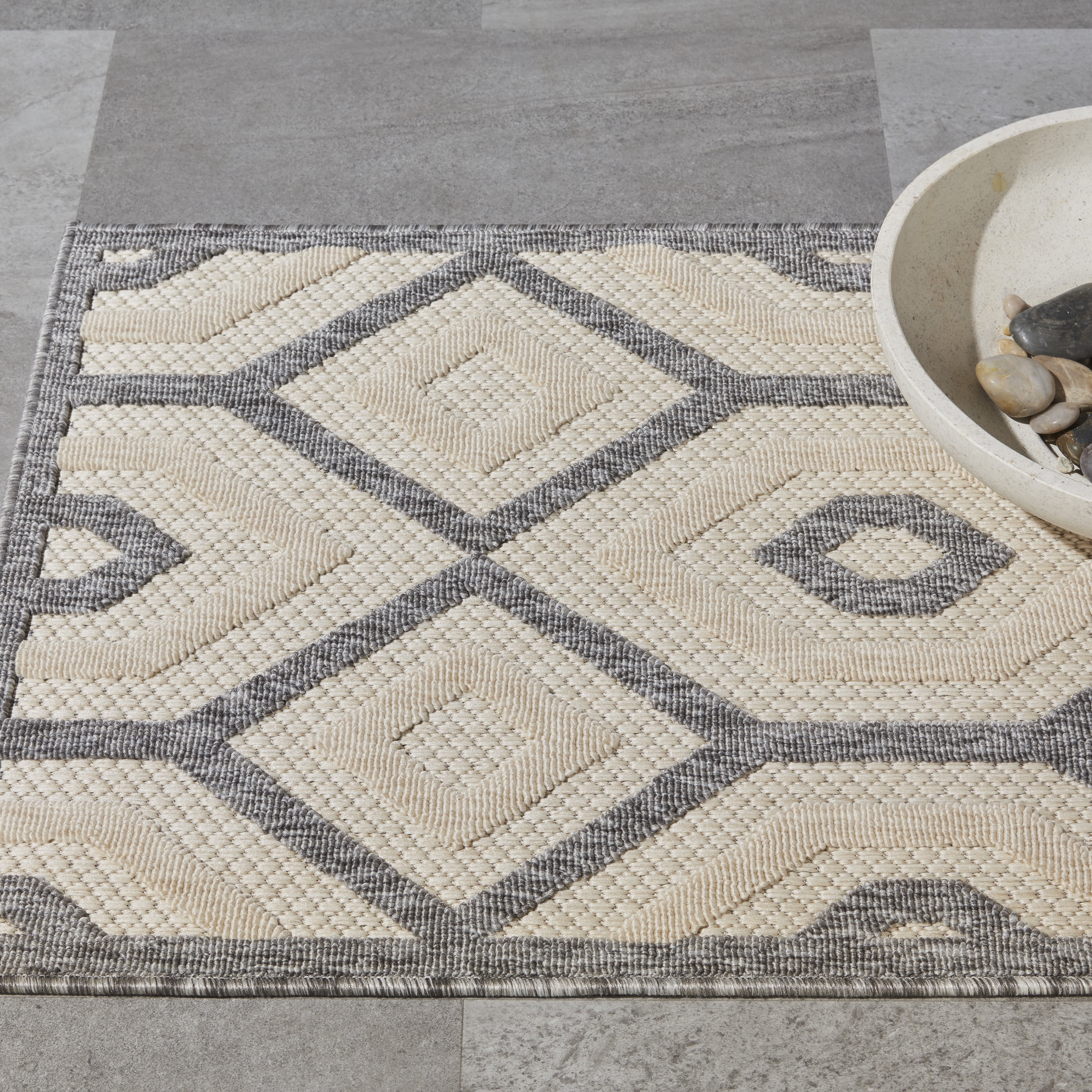 Nourison Palamos Cream Area Rug