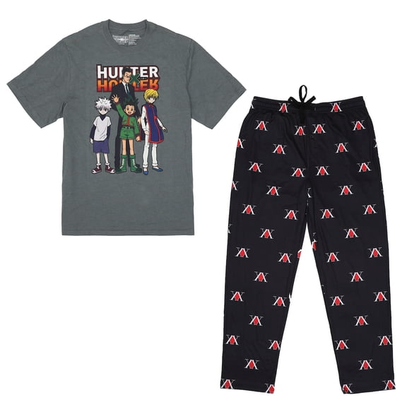 Hunter X Hunter Main Characters Men's Sleep Set-XXL