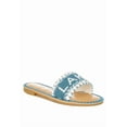 thumbnail image 2 of London Rag Hot Hub Beaded Lake Como Womens Flat Slip Ons, 2 of 14