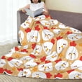 thumbnail image 6 of Salouo Cartoon Chicken Print Bed Blankets,Flannel Blanket Comfortable Air Conditioning Blanket Lightweight Blanket for Sofa Bed Travel & Couch -40"x30", 6 of 8