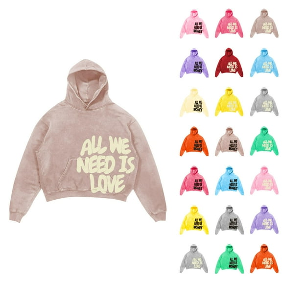 Mens Hoodies Pullover 2025 Long Sleeve Y2K Harajuku Graphic Baggy Hoodie with Pockets Hooded Sweatshirt