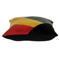 thumbnail image 3 of 20" X 20" Mustard Yellow And Black Geometric Zippered 100% Cotton Throw Pillow, 3 of 5