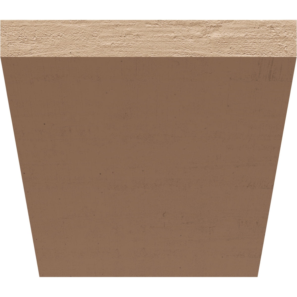 5"W x 5"D x 5"H Wide Concord Rough Cedar Woodgrain TimberThane Corbel, Primed Tan