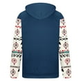 thumbnail image 4 of Jinhomg Mens Fleece Lined Hoodies Vintage Western Cowboy Sweatshirts Casual Comfy Long Sleeve Country Graphic Pullover Tops with Pocket Dark Blue XL, 4 of 5