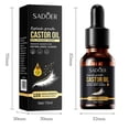 thumbnail image 4 of Xihbxyly Suero para Pestañas, Potenciador de Pestañas con Aceite de Ricino, Fórmula para Pestañas Más Gruesas y Abundantes, Aceite Nutritivo para El Crecimiento de Cejas, Aplicación Nocturna, Ideal p, 4 of 7