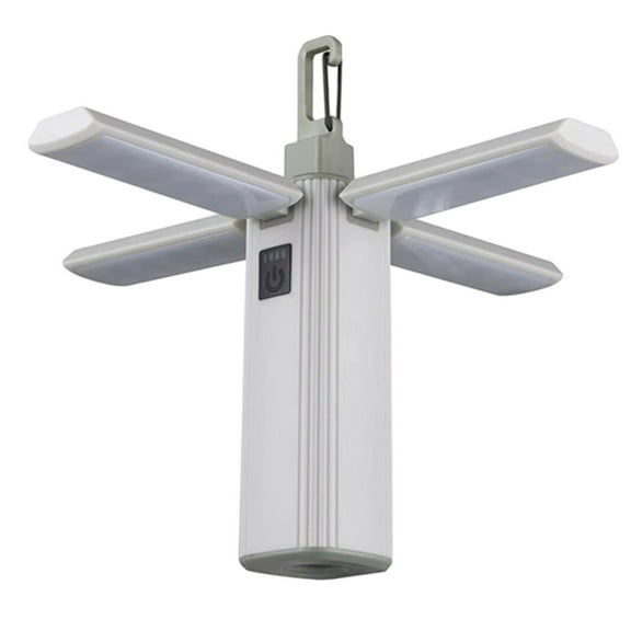 Hvmvliv Camping Lights for Tent Outdoor Folding Camping Lights Multifunctional Rechargeable Tent Light 1200Ma Camping Light Running Time 4 Hours White