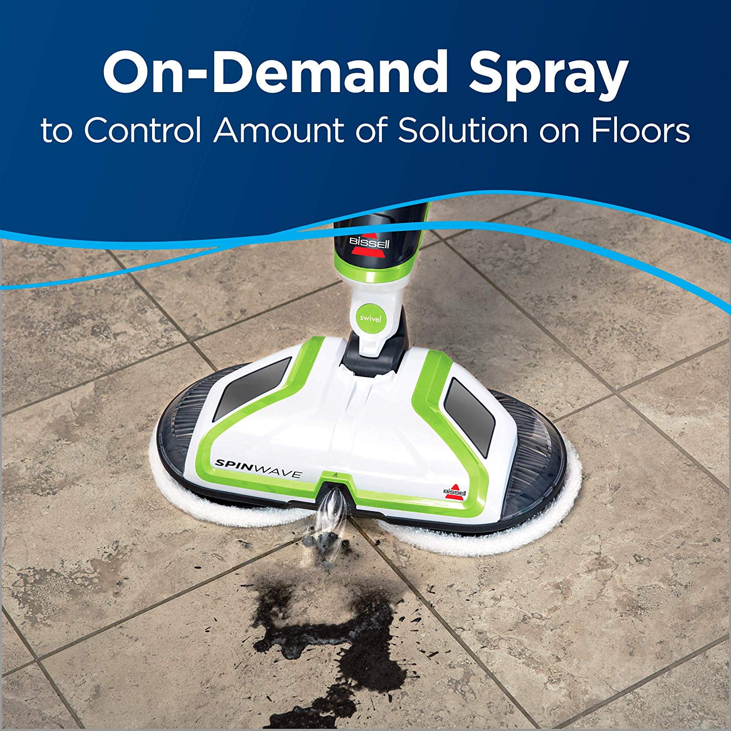 Bissell SpinWave Powered Hard Floor Mop, 2039A - 3