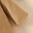 thumbnail image 7 of Fesfesfes Girls Clothes Set Long Sleeve Jacket with Hat and Tops Winter Outfit Solid Color Bow Detail Thickened Warm for Cold Weather Casual Daily Wear Holiday Birthday Party(Beige,12-18 Months), 7 of 7