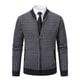 thumbnail image 2 of Playeras Negras Hombre Algodon Camisa De Punto Para Hombre, Cárdigan Grande A Juego De Colores A La Moda, 2 of 9