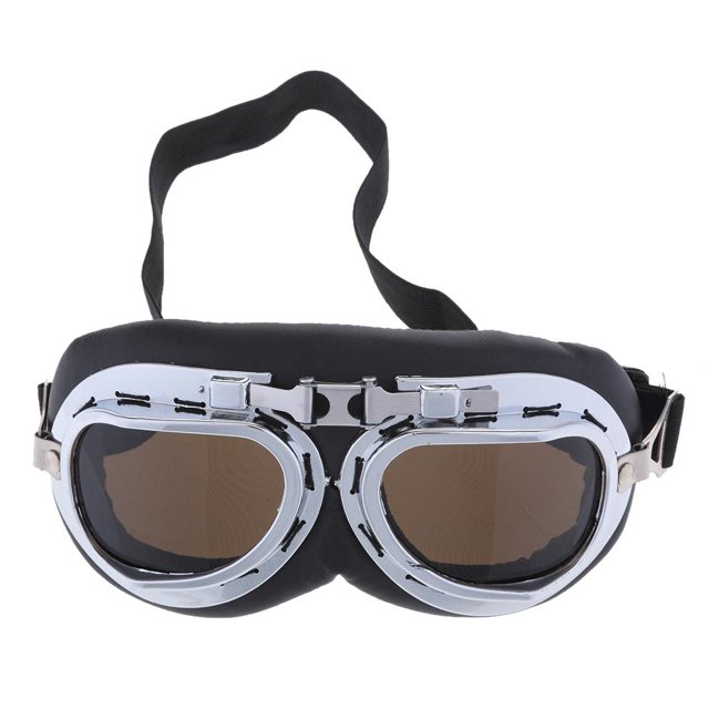 Mortorbike Sports Goggles Anti- Casco Mascarilla con correa elástica antideslizante Negro Cola Gafas de la motocicleta