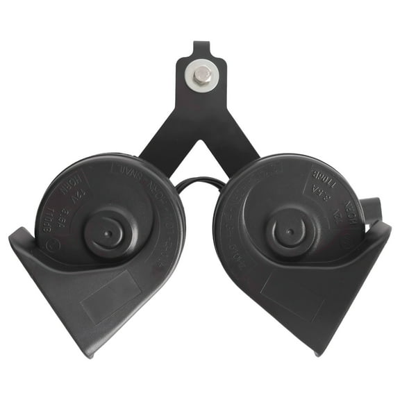 MITZONE Dual Horn Assembly With Bracke Compatible with 2005-2024 Ford F250 F350 F450 F550 2008-2010 E150 E250 E350 E450 Super Duty Base Club Wagon Chateau 8C2Z-13832-A