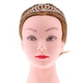 thumbnail image 4 of impresionante diadema de flores de cristal tiara accesorios para el cabello de plata Sunnimix Diadema nupcial de cristal, 4 of 8