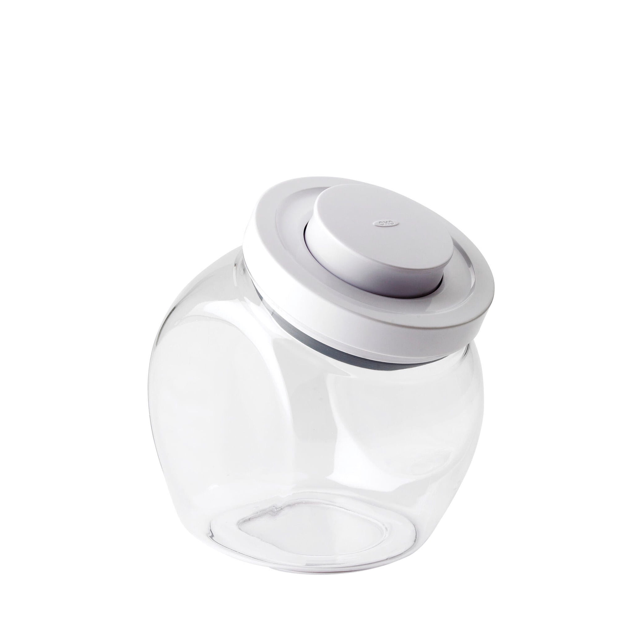 OXO POP Container 2-Qt Small Jar Food Storage Container, White