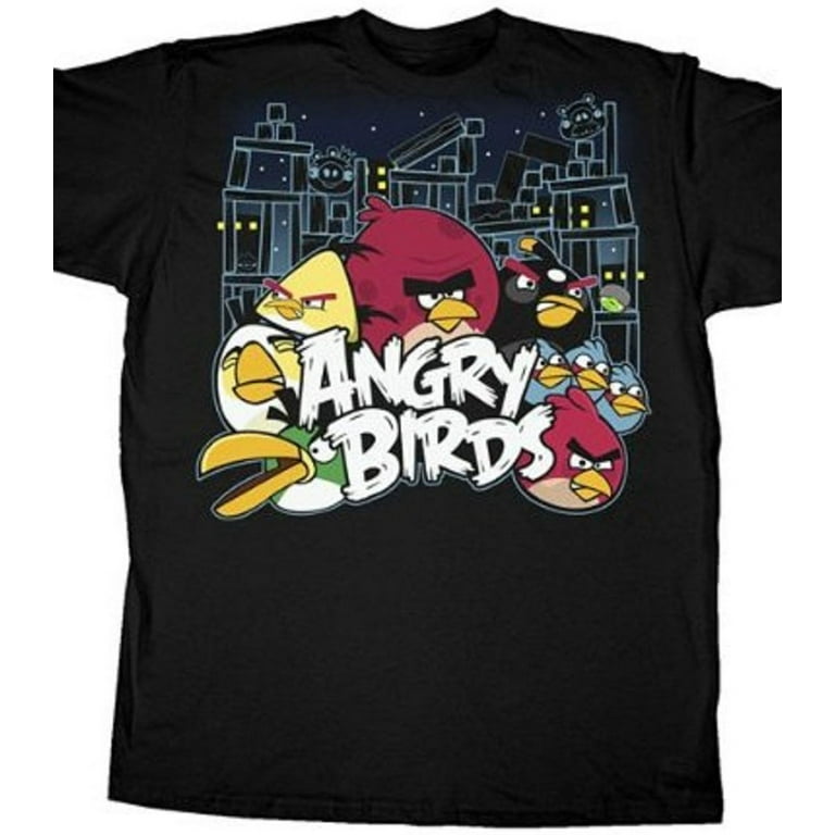 Had Også kompakt Angry Birds Conflict Adult T-Shirt - Walmart.com