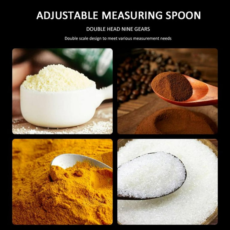 Adjustable Measuring Spoon with Double End  