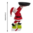 thumbnail image 1 of Soporte para golosinas de muñeco de nieve de Navidad, soporte para golosinas de muñeco de nieve de Navidad, bandeja de sujeción de Papá Noel, estante para frutero, diseño fácil de usar, 1 of 7
