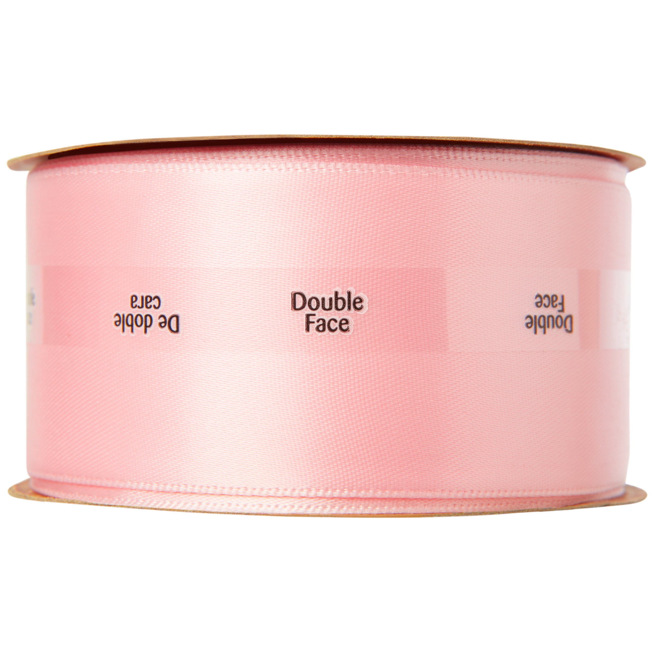 Offray Double Face Satin Ribbon Light Pink