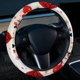 thumbnail image 2 of LOVE Printed 14.5 Inch PVC Leather Auto Accessories Car Steering Wheel Cover, 2 of 6