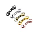 thumbnail image 1 of 20Pcs Double Lobster Clasp Extenders Necklace Bracelet Extension Clasps for DIY Jewelry Making, 1 of 3